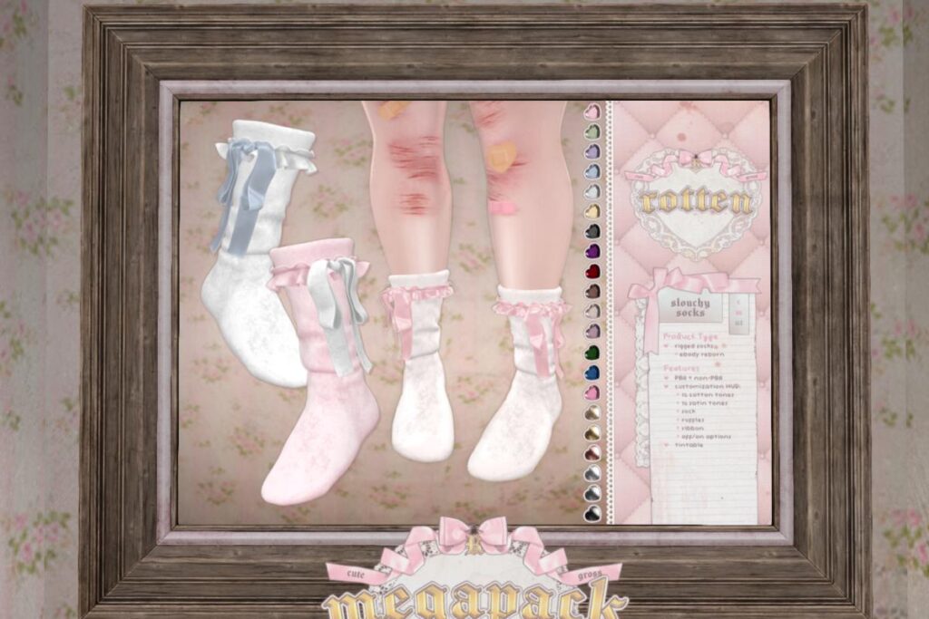 Slouchy Socks - Reborn, L$499