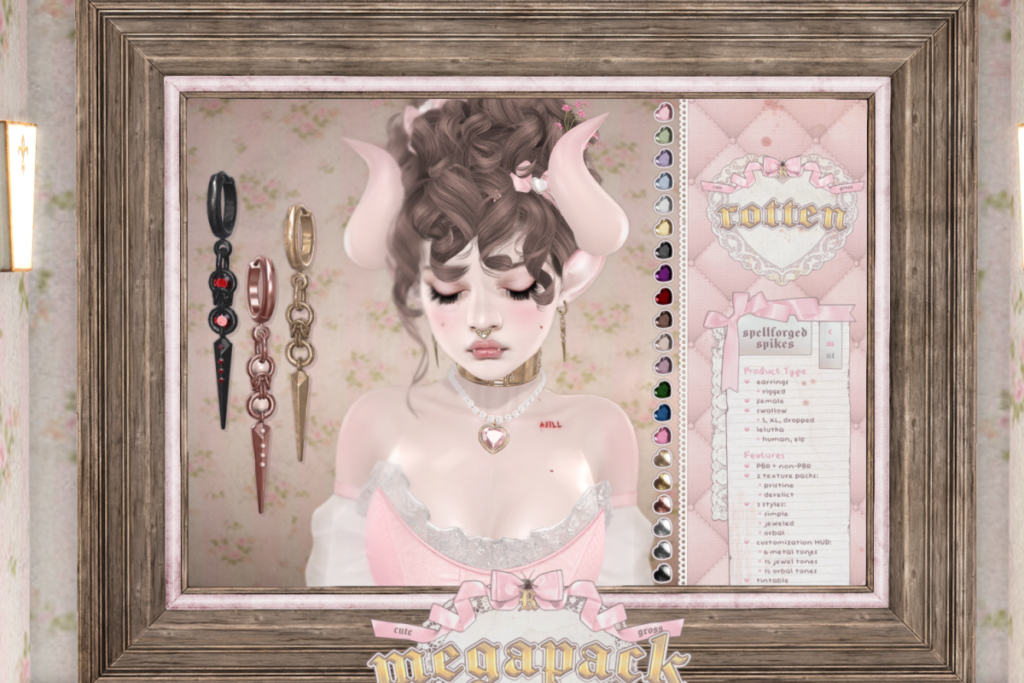 Spellforged Spikes - Evo X/Swallow, L$399-L$499 each/L$1999 FP