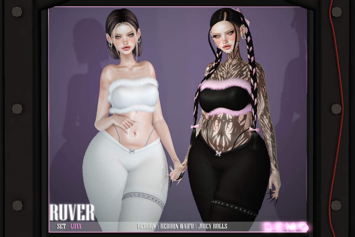 Luxx Top and Leggings - Reborn/+mods, L$250 each/L$750-L$999 each FP