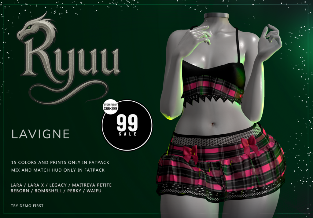 Lavigne Set - Legacy/Maitreya/Reborn/+mods	&lt;a href=&quot;http://maps.secondlife.com/secondlife/Mileshaven%20Isle/75/24/3206&quot; target=&quot;_blank&quot;&gt;Teleport&lt;/a&gt;
