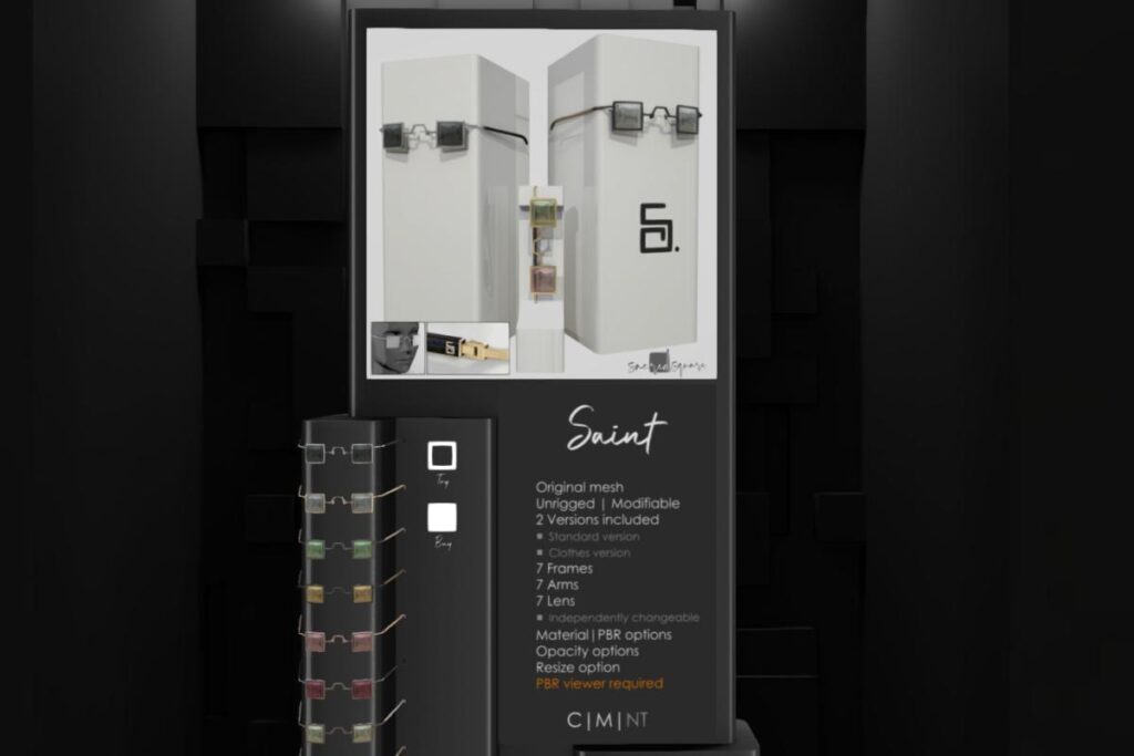 Saint Glasses, L$300