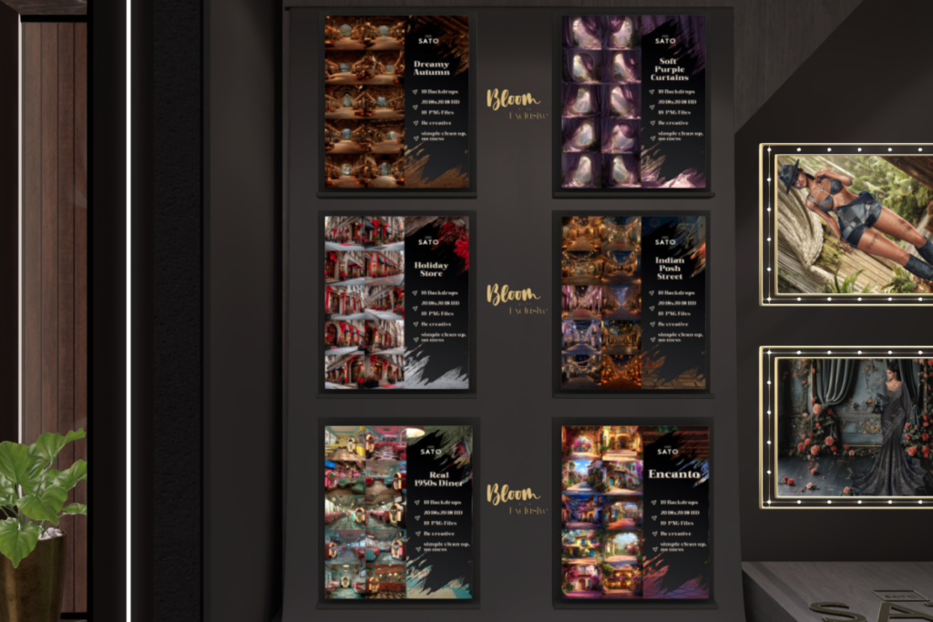 Backdrops, L$180 each