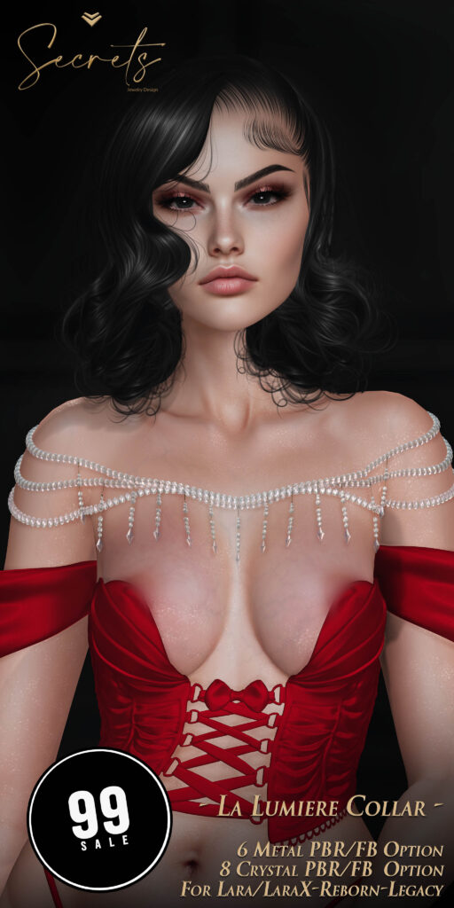 La Lumiere Collar - Legacy/Maitreya/Reborn/+mods	&lt;a href=&quot;http://maps.secondlife.com/secondlife/El%20Arenal/118/133/22&quot; target=&quot;_blank&quot;&gt;Teleport&lt;/a&gt;