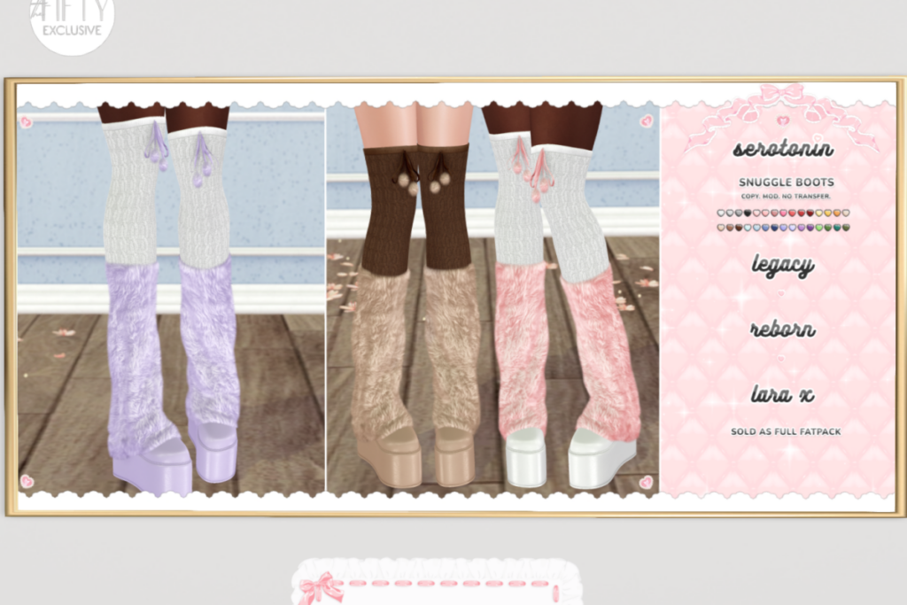 Snuggle Boots - Legacy/MaitreyaX/Reborn, L$299