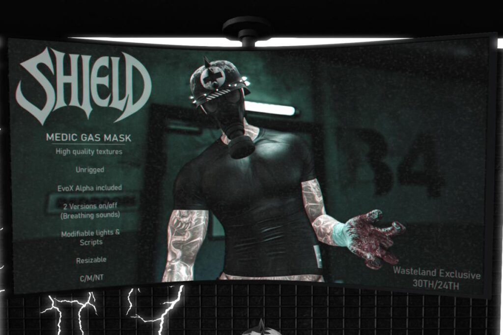 Medic Gas Mask - EvoX, L$365