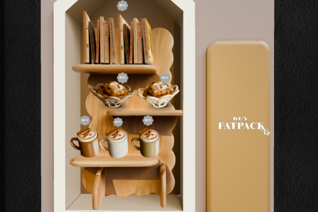 Cozy Nook Cafe Corner Collection, L$149 each/L$449 FP