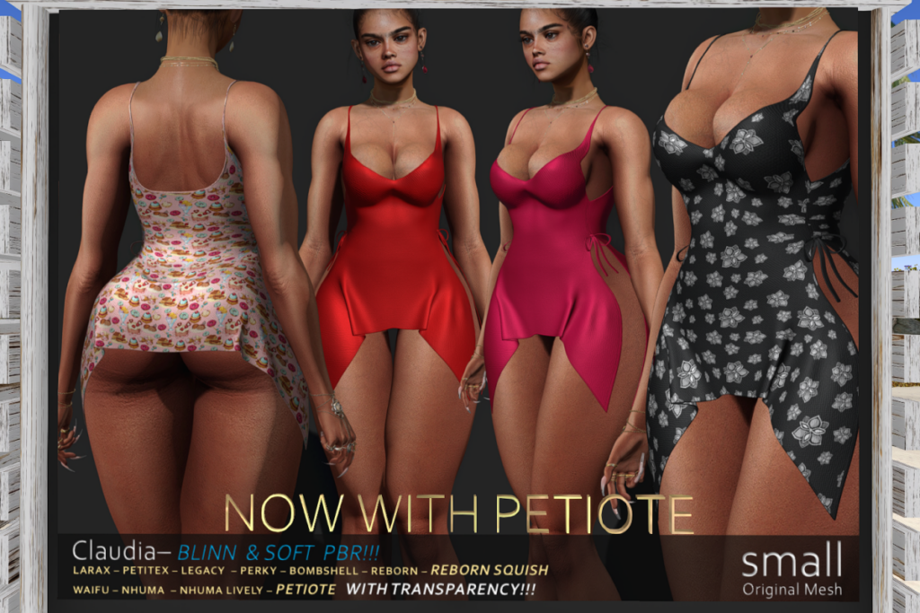 Sequin Dress - Legacy/MaitreyaX/Nhumana/Reborn/+mods, L$489 each/L$1399 FP