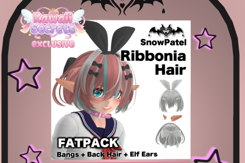 Ribbonia Hair, L$150 each/L$430 FP