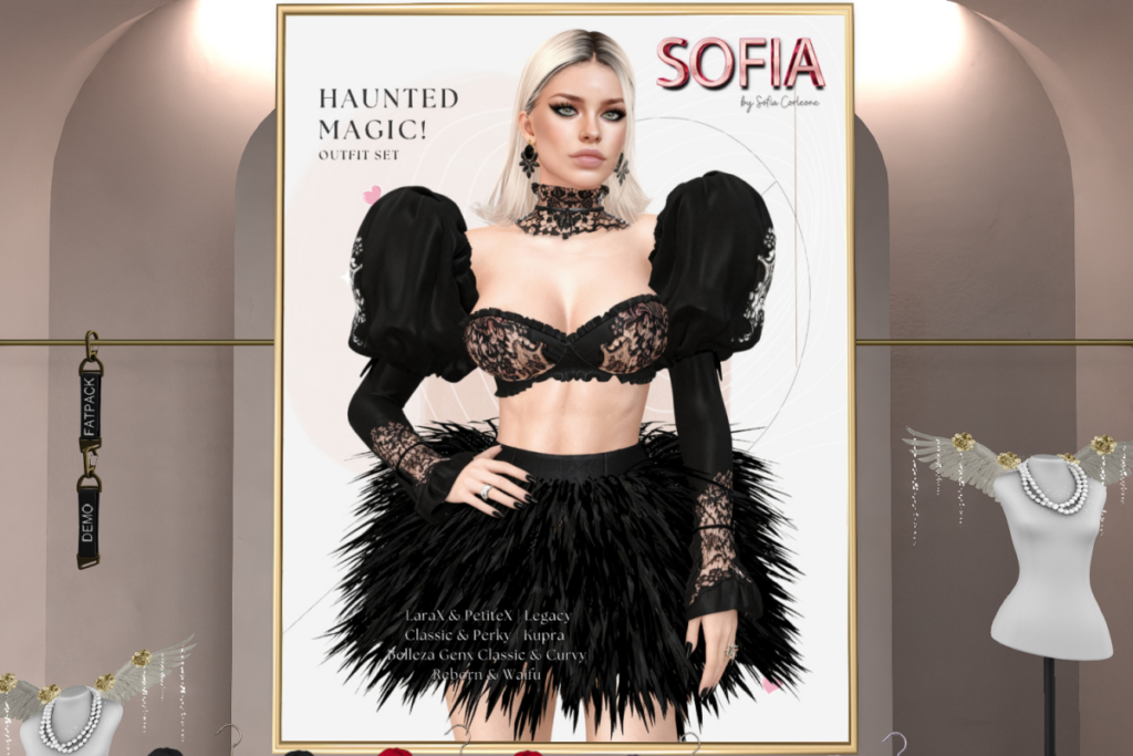 Haunted Magic Outfit - GenX/Inithium/Legacy/MaitreyaX/Reborn/+mods, L$155 each/L$550 FP