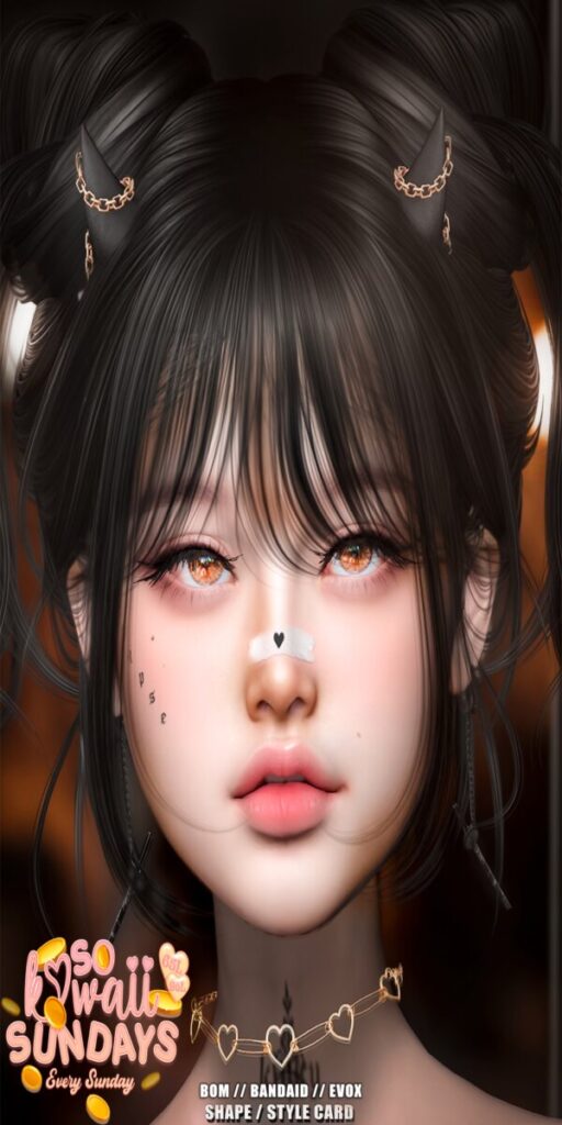 Jinnie Shape - no fits lifted | Jinnie Bandaid Tattoo - EvoX	&lt;a href=&quot;http://maps.secondlife.com/secondlife/Silver%20City/193/192/1802&quot; target=&quot;_blank&quot;&gt;Teleport&lt;/a&gt;