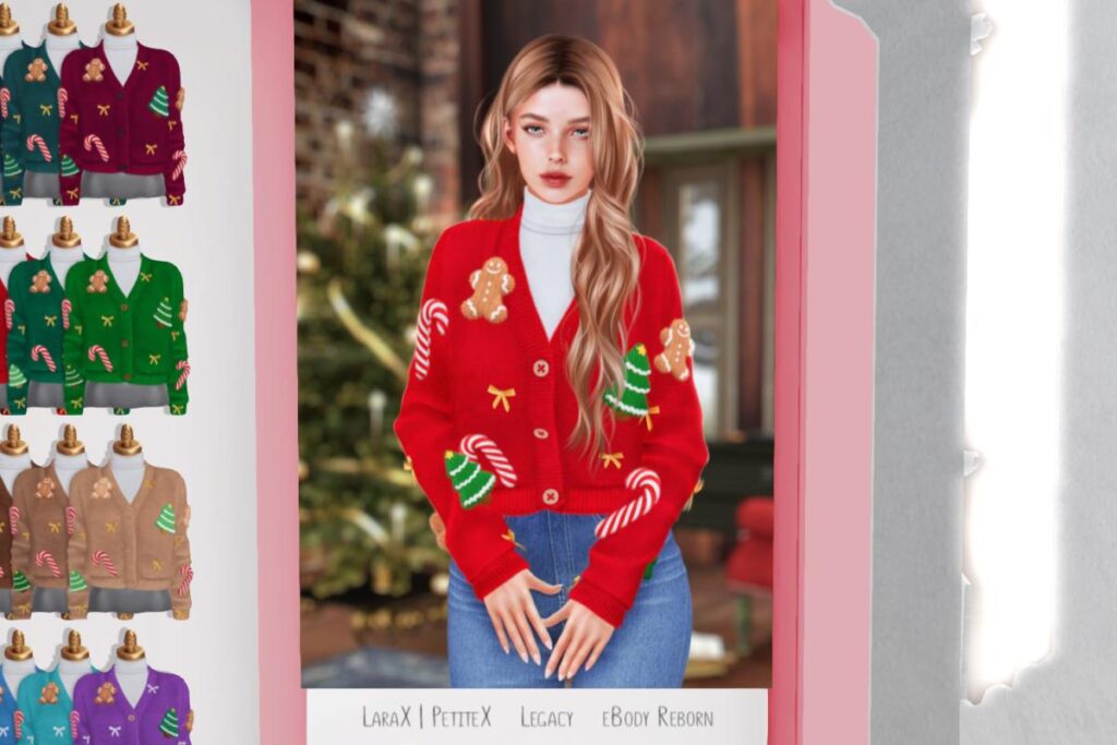 Christmas Cardigan - Legacy/MaitreyaX/Reborn/+mods, L$299 each/L$999 FP