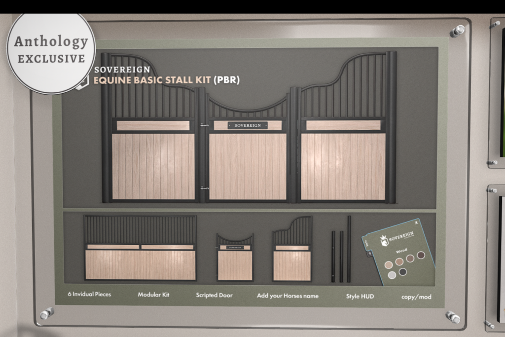 Equine Basic Stall Kit, L$750