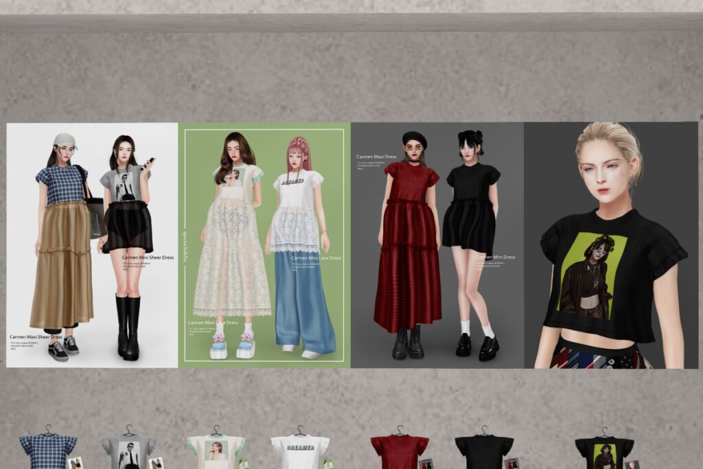 Carmen Outfit - Legacy/Maitreya/Reborn, L$399 each Body Pack/L$999 FP