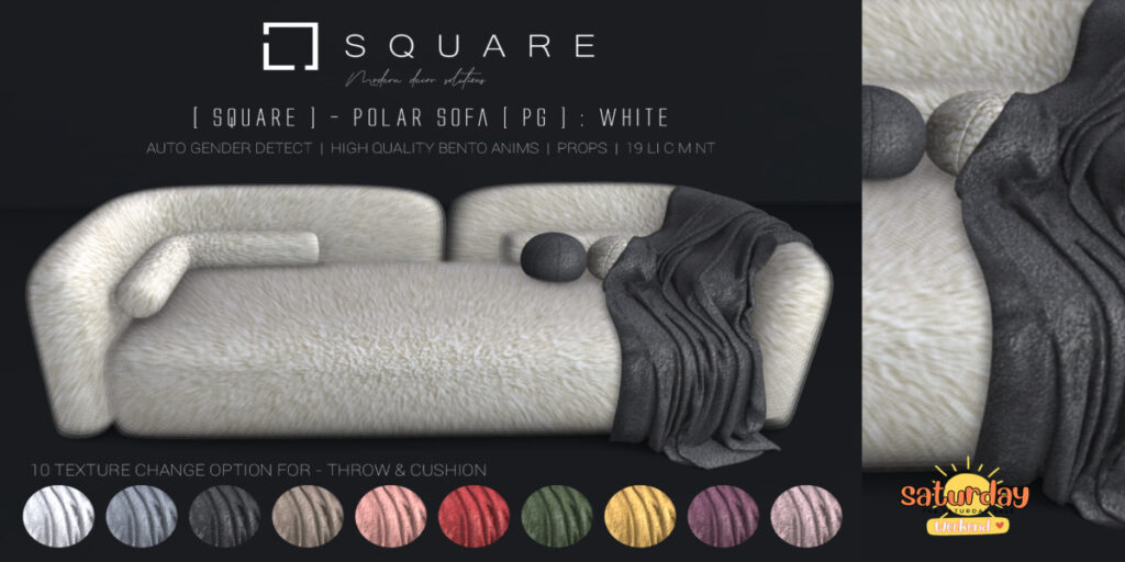 White PG Polar Sofa