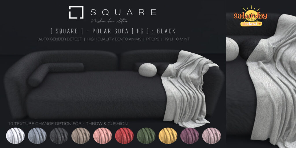 Black PG Polar Sofa