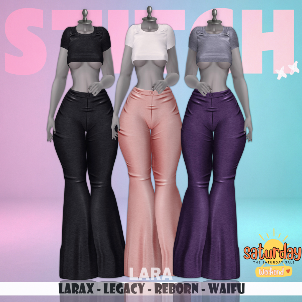 Lara Outfit - Legacy/MaitreyaX/Reborn/+mods	&lt;a href=&quot;http://maps.secondlife.com/secondlife/Pride%20Island/30/146/2545&quot; target=&quot;_blank&quot;&gt;Teleport&lt;/a&gt;