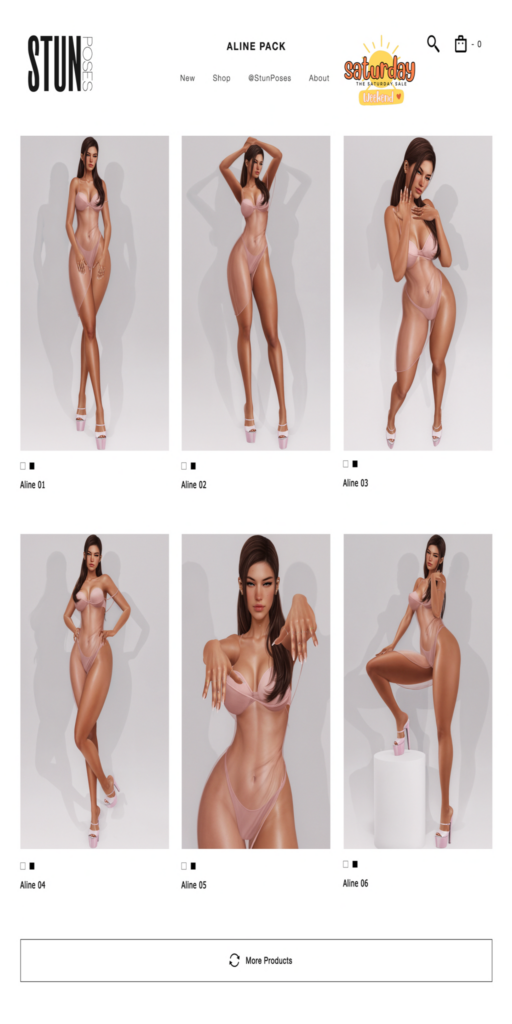 Aline Poses	&lt;a href=&quot;http://maps.secondlife.com/secondlife/Dream%20Haven/7/189/4075&quot; target=&quot;_blank&quot;&gt;Teleport&lt;/a&gt;