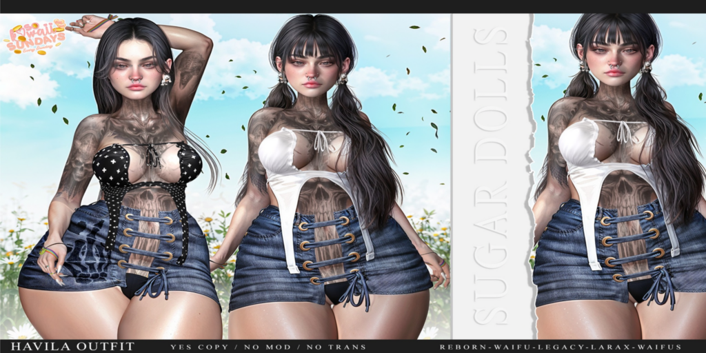 Havila Outfit - Legacy/MaitreyaX/Reborn/+mods	&lt;a href=&quot;http://maps.secondlife.com/secondlife/Woodland%20Realm/191/183/23&quot; target=&quot;_blank&quot;&gt;Teleport&lt;/a&gt;