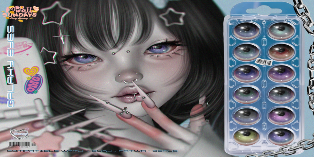 Galaxy Eyes - Catwa/EvoX/Genus	&lt;a href=&quot;http://maps.secondlife.com/secondlife/Viktel%20Aria/217/216/21&quot; target=&quot;_blank&quot;&gt;Teleport&lt;/a&gt;