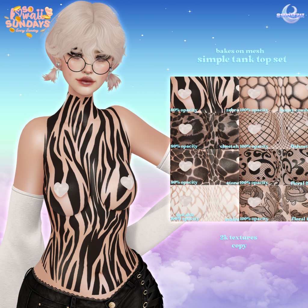 Simple Tank Top - BOM	&lt;a href=&quot;http://maps.secondlife.com/secondlife/Eagle%20District/190/217/2137&quot; target=&quot;_blank&quot;&gt;Teleport&lt;/a&gt;