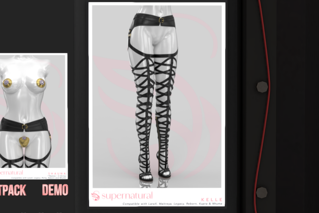 Kelle Heels - Inithium/Legacy/MaitreyaX/Nhumana/Reborn/+mods, L$288 each/L$1588 FP