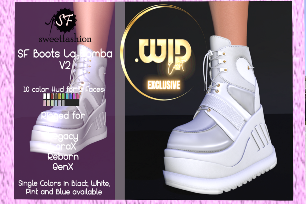 Boots La Bomba V2 - GenX/Legacy/MaitreyaX/Reborn, L$199 each/L$599 FP
