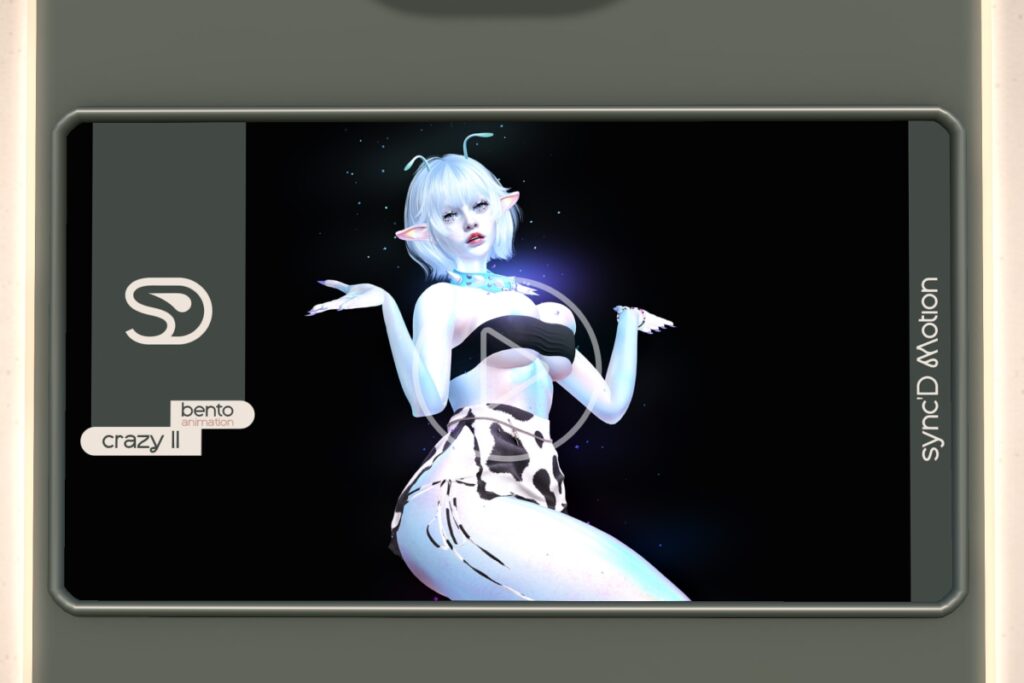 Crazy II Dance Animations, L$379 each/L$1849 FP