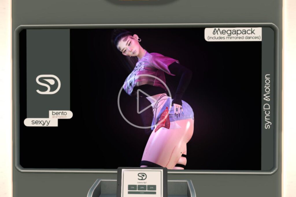 Sexyy Dances, L$375 each/L$2149-L$2909 each FP