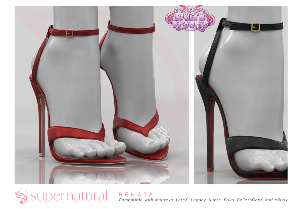Renata Heels - Erika/GenX/Inithium/Legacy/Maitreya/Reborn/+mods