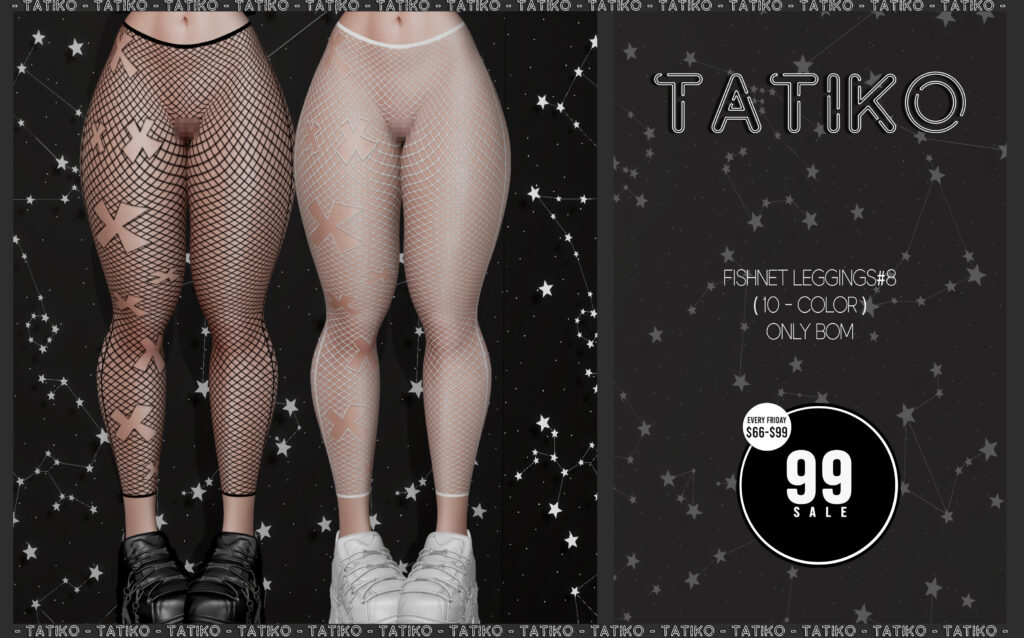Fishnet Leggings #8 - BOM	&lt;a href=&quot;http://maps.secondlife.com/secondlife/Zelopian/164/117/1739&quot; target=&quot;_blank&quot;&gt;Teleport&lt;/a&gt;