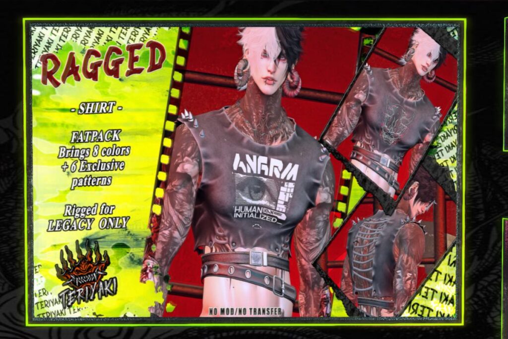 Ragged Shirt - Legacy, L$399