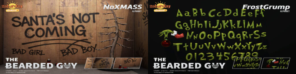 NoXMASS and Frost Grump Alphabet