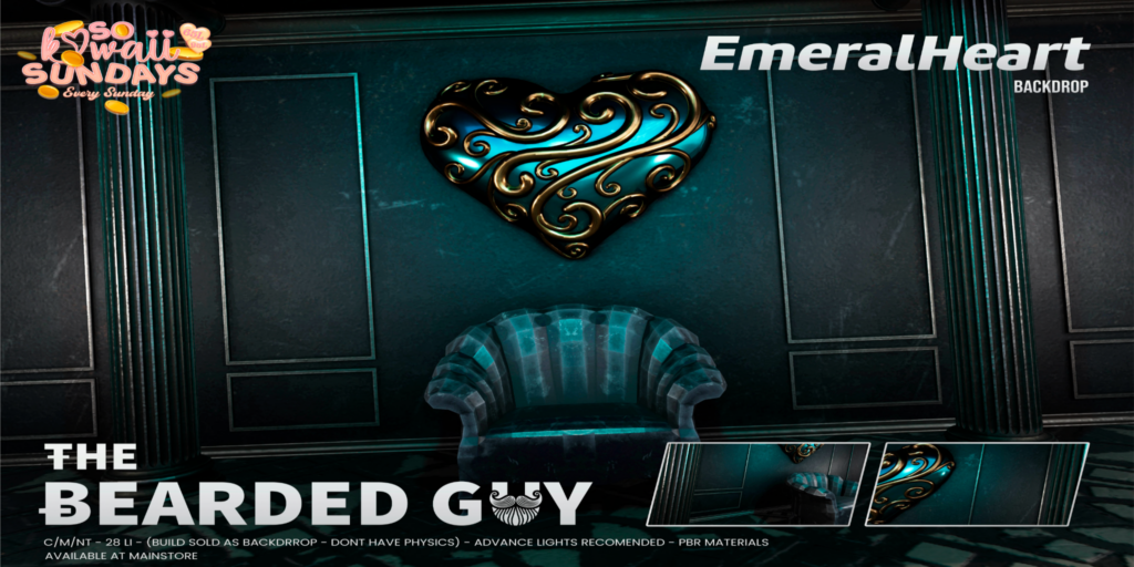 Emerald Heart Backdrop	&lt;a href=&quot;http://maps.secondlife.com/secondlife/Moonwall/169/121/32&quot; target=&quot;_blank&quot;&gt;Teleport&lt;/a&gt;