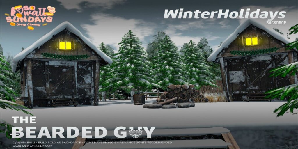 Winter Holidays Backdrop	&lt;a href=&quot;http://maps.secondlife.com/secondlife/Moonwall/169/121/32&quot; target=&quot;_blank&quot;&gt;Teleport&lt;/a&gt;