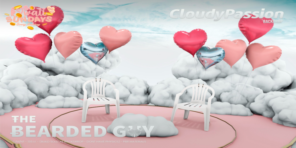 Cloudy Passion Backdrop	&lt;a href=&quot;http://maps.secondlife.com/secondlife/Moonwall/169/121/32&quot; target=&quot;_blank&quot;&gt;Teleport&lt;/a&gt;