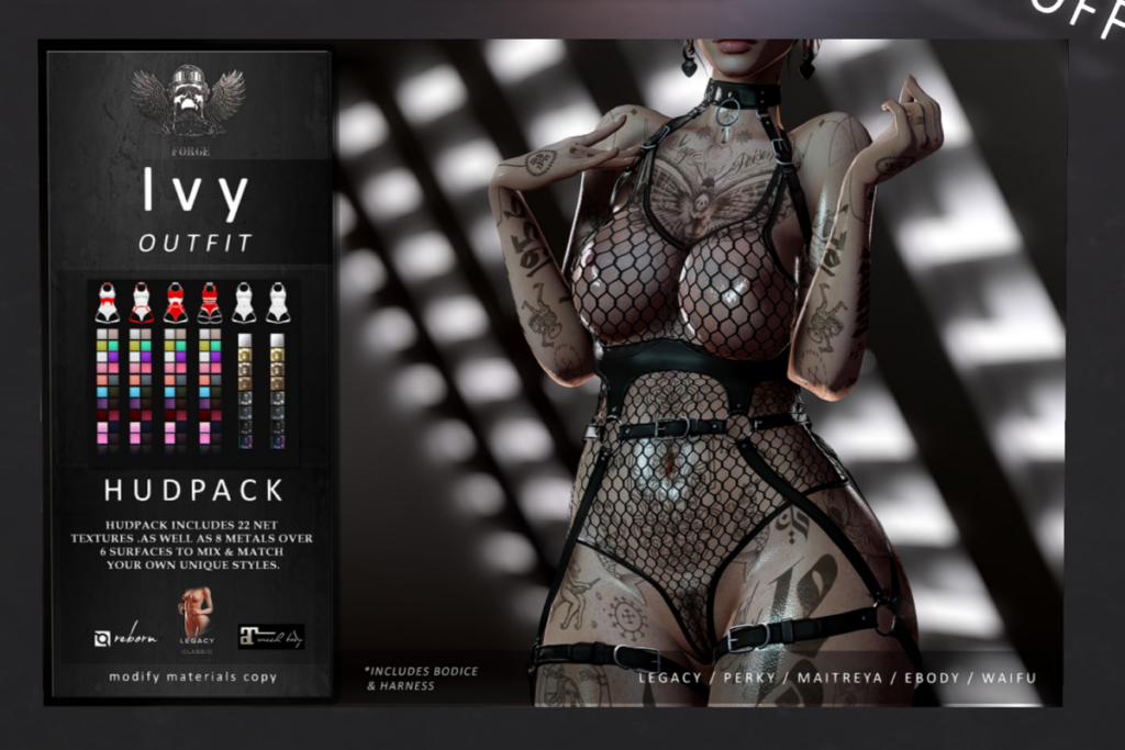 Ivy Outfit - Legacy/MaitreyaX/Reborn/+mods	&lt;a href=&quot;http://maps.secondlife.com/secondlife/Forge/127/137/2073&quot; target=&quot;_blank&quot;&gt;Teleport&lt;/a&gt;