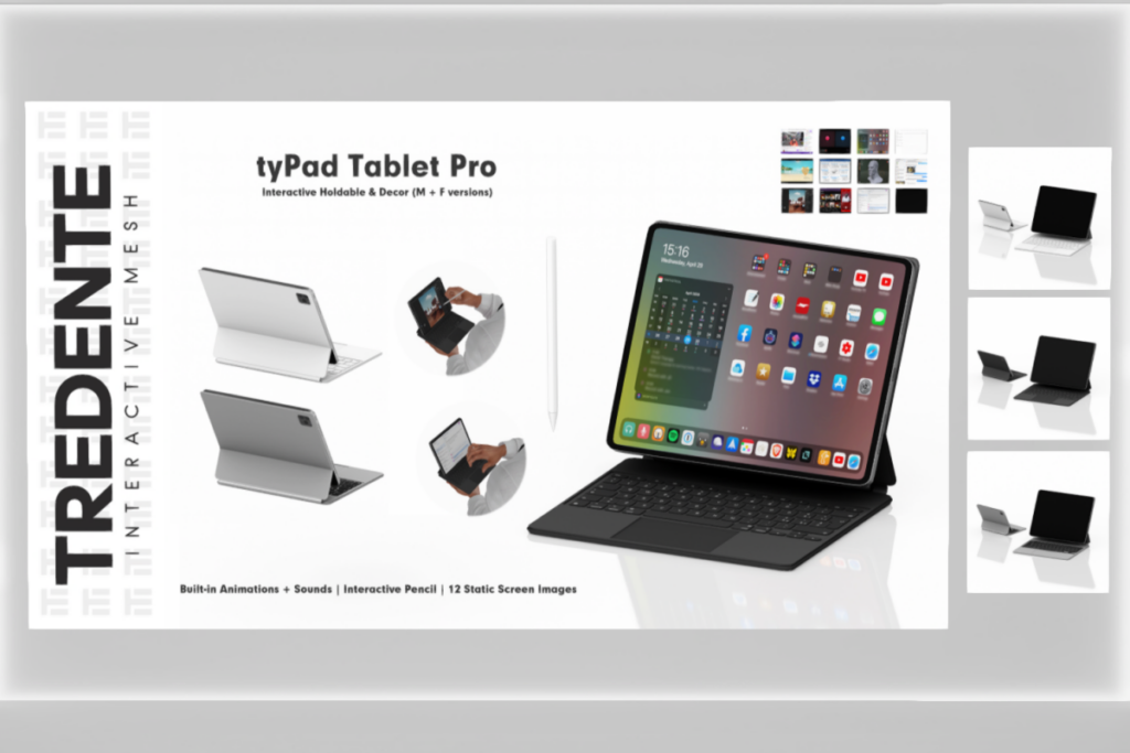 tyPad Tablet Pro Holdable, L$589 each/L$999 FP
