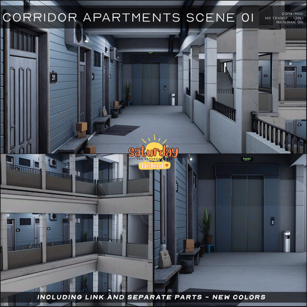 Corridor Apartments Scene 01 Backdrop	&lt;a href=&quot;http://maps.secondlife.com/secondlife/Valle%20Verde/180/130/27&quot; target=&quot;_blank&quot;&gt;Teleport&lt;/a&gt;