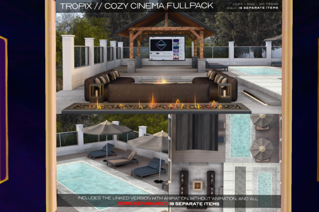 Cozy Cinema, L$1515 FP