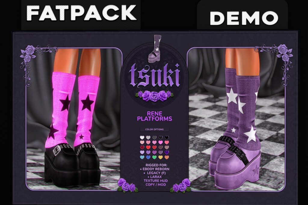 Rene Platform - Legacy/MaitreyaX/Reborn, L$279 each/L$499 FP