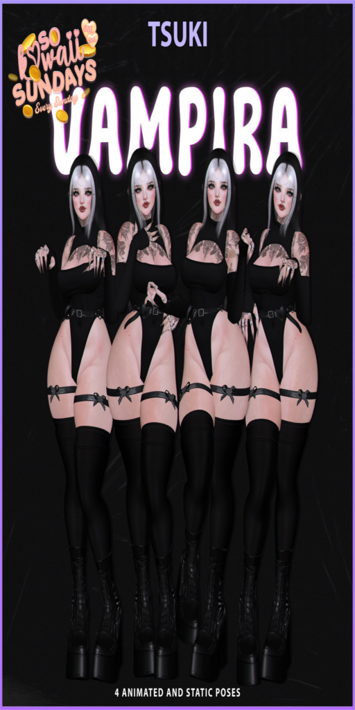 Vampira Poses	&lt;a href=&quot;http://maps.secondlife.com/secondlife/Dark%20Desires/240/183/24&quot; target=&quot;_blank&quot;&gt;Teleport&lt;/a&gt;