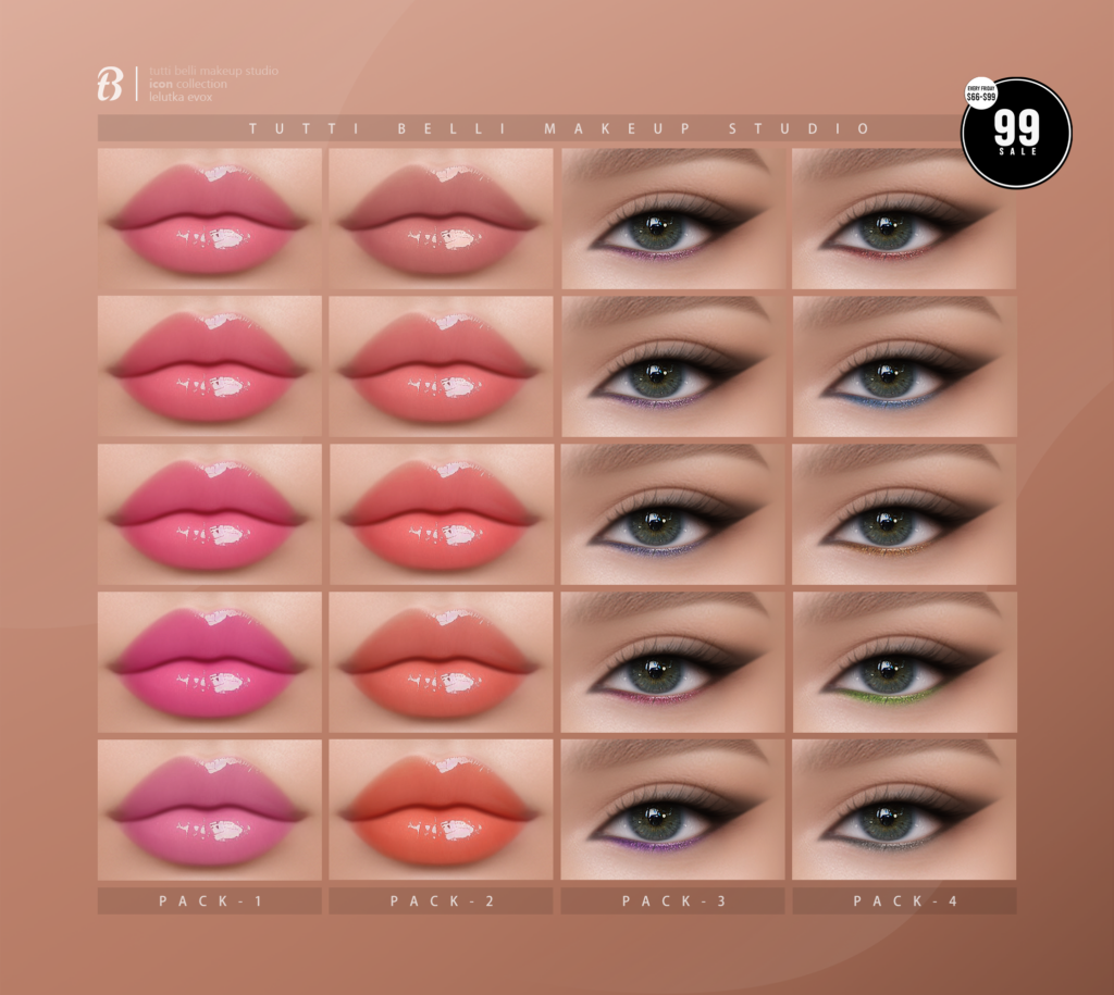 Icon Eyeshadows &amp; Lipsticks - EvoX	<a href="http://maps.secondlife.com/secondlife/Malkine/79/162/501" target="_blank">Teleport</a>
