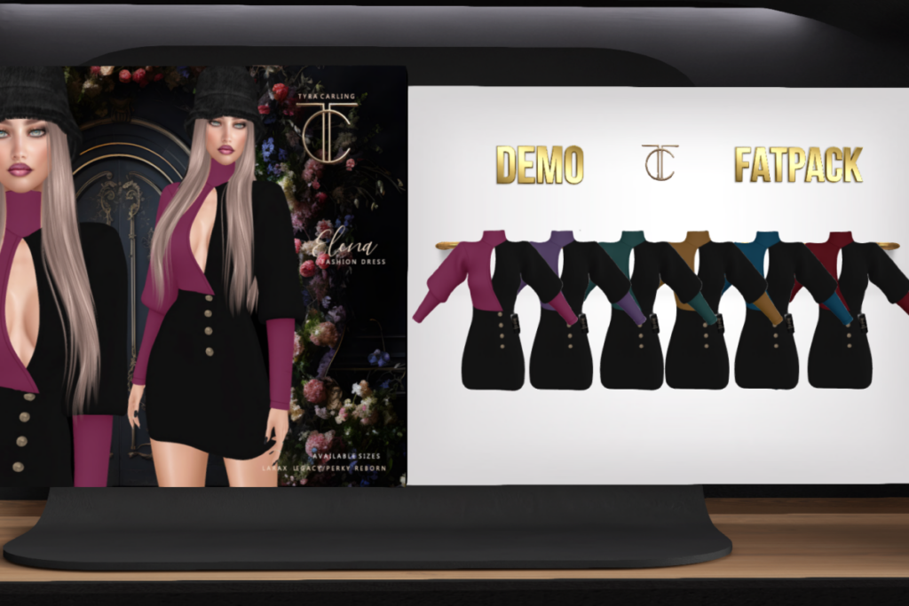 Elena Autumn Dress - Legacy/MaitreyaX/Reborn/+mods, L$300 each/L$1000 Fatpack