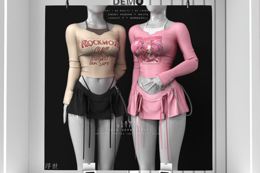 Lana Outfit - Legacy/Reborn/+mods, L$599 each FP