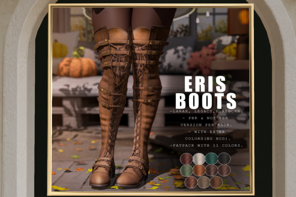 Eris Boots - Legacy/MaitreyaX/Reborn, L$325 each/L$950 FP