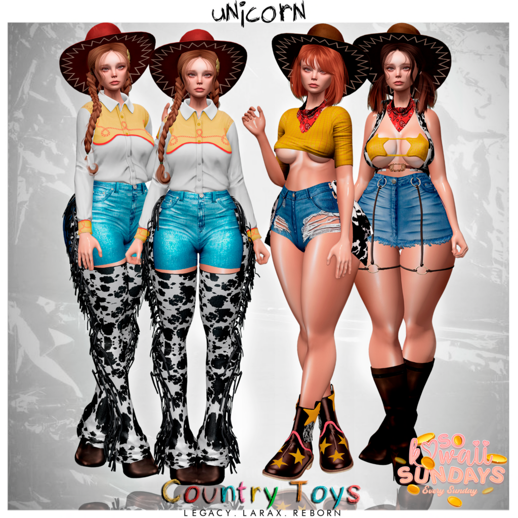 Country Toys Costume - Legacy/MaitreyaX/Reborn	&lt;a href=&quot;http://maps.secondlife.com/secondlife/Tamburello/210/191/819&quot; target=&quot;_blank&quot;&gt;Teleport&lt;/a&gt;