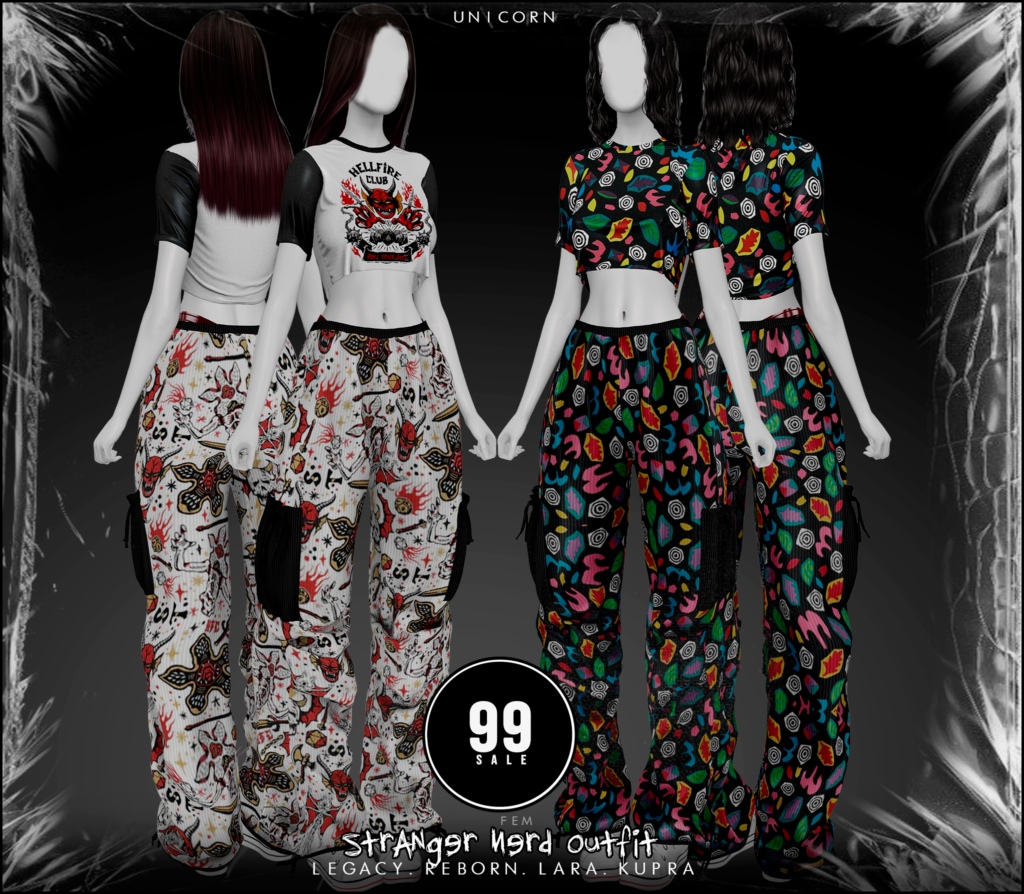 Stranger Nerd Outfit - Inithium/Legacy/Maitreya/Reborn	<a href="http://maps.secondlife.com/secondlife/Tamburello/196/119/806" target="_blank">Teleport</a>