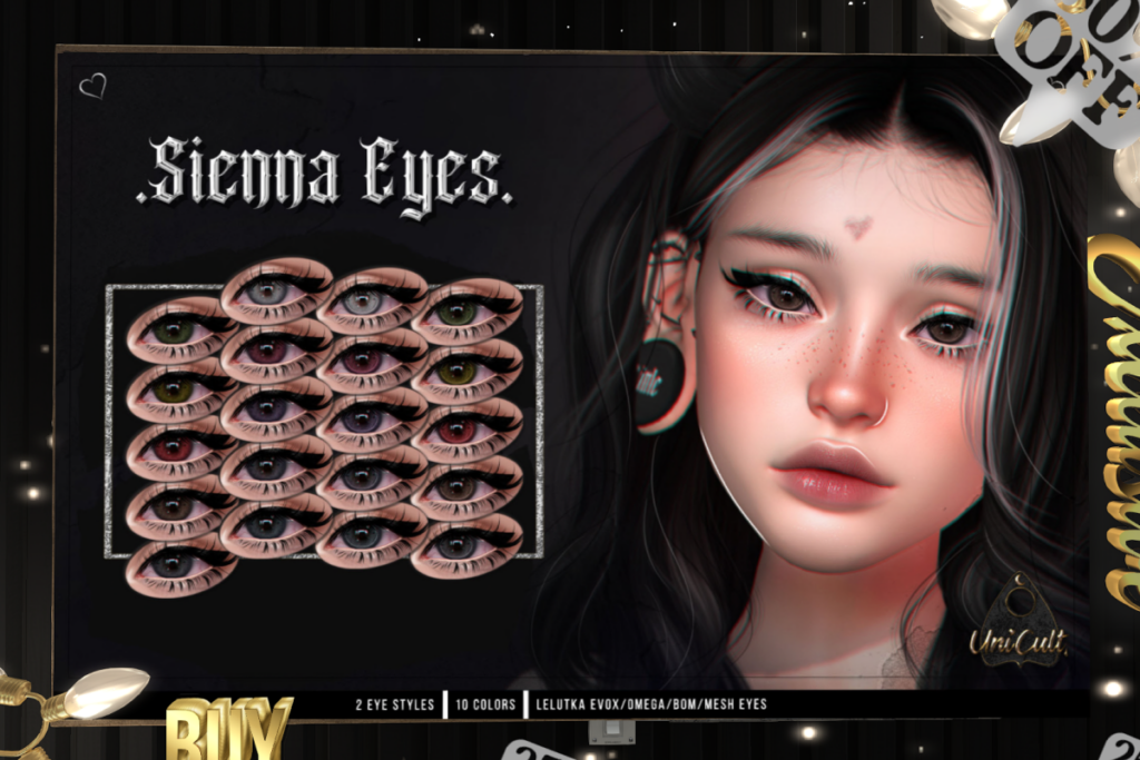 Sienna Eyes - BOM/Evo/EvoX/Mesh/Omega, L$125