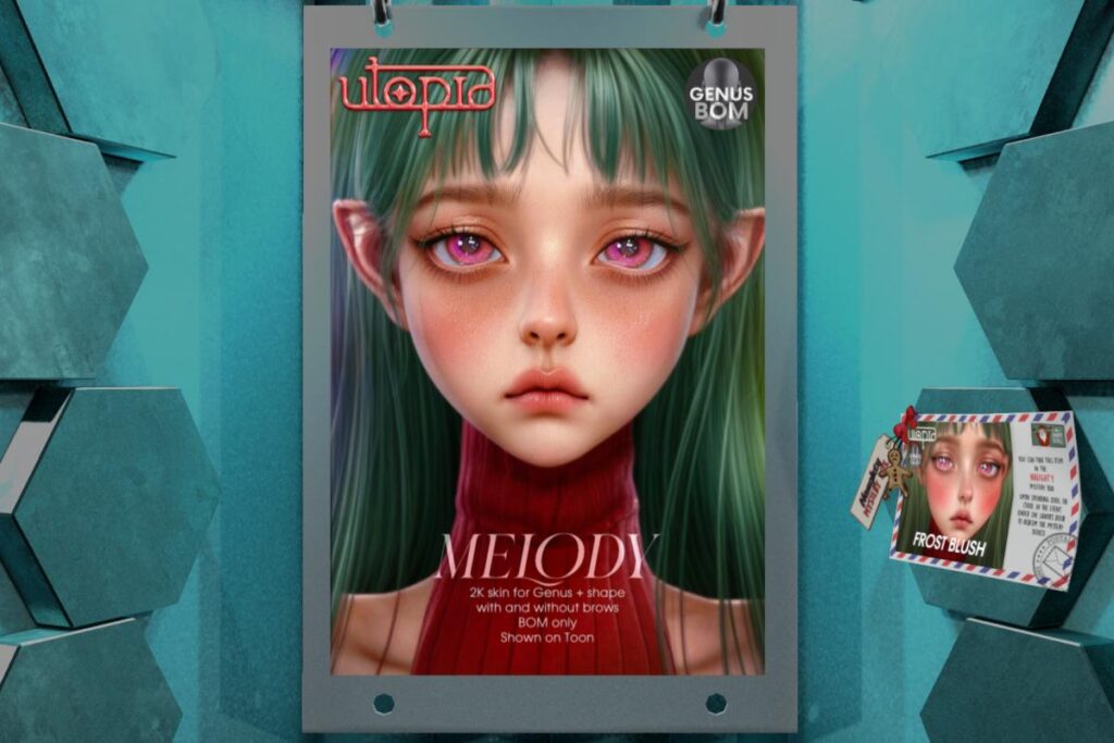 Melody Skin - Genus, L$599 each/L$1350 FP