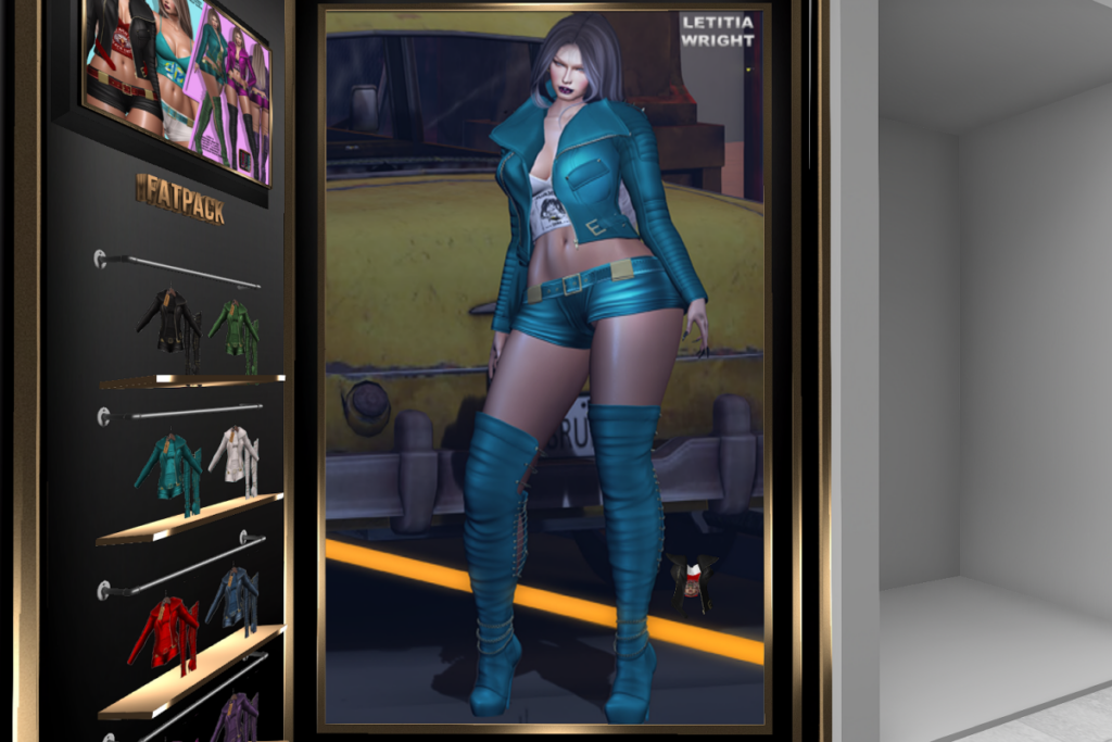 Letitia Wright Biker Style Outfit - GenX Curvy/Legacy/Maitreya/Reborn/+mods, L$398 each/L$1998 FP